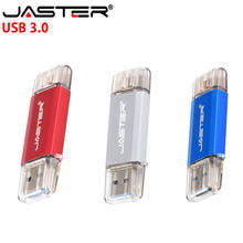 JASTER 2 in 1 OTG USB Flash Drive USB 3.0 + Type-C Pen Drive  128GB 64GB 32GB 16GB 8GB 4GB Pendrive for Type-C / PC 2024 - buy cheap
