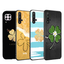 Four Leaf Clover Silicone Soft Cover For Huawei Nova 7i 7SE 6SE 5T 5i 5Z 5 4 4E 3 3i 3E 2 2i Pro Lite Phone Case 2024 - buy cheap