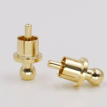 8pcs High Quality Gold Plated RCA Cap Plug Short-Circuit Socket Phono Connector RCA Shielding jack socket protect cover caps 2024 - buy cheap