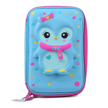 Estuche de lápices Kawaii Penguin para niñas, estuche de papelería grande, estuche de bolígrafo Animal escolar para niños, caja de bolígrafos C16 D40 Brc 2024 - compra barato