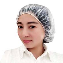 100pcs Disposable Hat Hotel One-Off Elastic Shower Bathing Cap Clear Hair Salon Waterproof Show Hats Bathroom Accessories 2024 - buy cheap