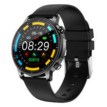 Smartwatch bluetooth, frequência cardíaca, pressão arterial, esportivo, rastreador, preto 2024 - compre barato