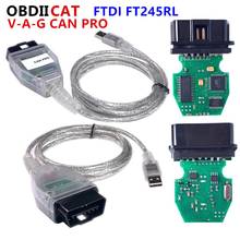 OBDIICAT-Cable USB compatible con Can Bus UDS K Line V--G CAN PRO V5.5.1 con Chip FTDI FT245RL, interfaz de diagnóstico OBD2 2024 - compra barato