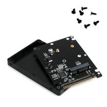 44PIN mSATA до 2,5 "IDE HDD SSD mSATA адаптер PATA конвертер карта с Чехол 2024 - купить недорого