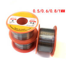 0.5/0.6/0.8/1MM 63/37 FLUX 2.0% 45FT Tin Lead Tin Wire Melt Rosin Core Solder Soldering Wire Roll For diy 2024 - buy cheap