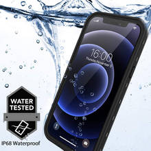 Водонепроницаемый чехол-подставка для Apple iPhone 12 Pro Max, ударопрочный Магнитный безопасный Чехол для iPhone 12 Mini, летняя плавающая накидка, IP68 2024 - купить недорого