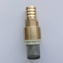 Oomvarmer-válvula de pie con filtro, 3/4, 1 pulgada, con conector de manguera, 16mm, colador de válvula de pie para bomba 2024 - compra barato