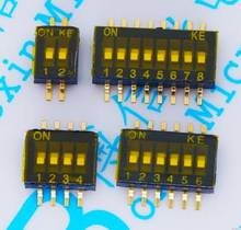 50PCS Slide Type Switch Module 1 2 3 4 5 6 7 8 10PIN /1.27/2.54mm Position Way DIP/SMD Pitch Toggle Switch Blue Snap Switch 2024 - buy cheap