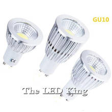 1pcs Super Bright 9W 12W 15W GU10 COB LED Bulb 110V 220V Dimmable Led Spotlights Warm/Cool White GU 10 LED lamp free shipping 2024 - buy cheap