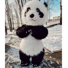 Надувной талисман панда для рекламы, костюмы для взрослых, костюмы для взрослых, Disfraz Mascota Tall Mascotte Kostuum 2024 - купить недорого