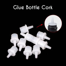 10pcs/lot False Eyelash Glue Bottle Cork Replacable Empty Bottle Plug Cap Individual False Eyelash Extension Supplies 2024 - buy cheap