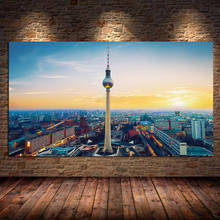 Berlin City Skyline Landscape Canvas Painting Posters and Prints Germany Scenery Wall Art Picture for Living Room Decor Unframed 2024 - buy cheap