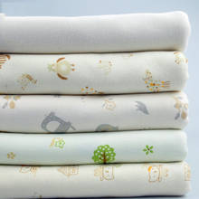 Tecido de camisa de algodão elástico para roupas íntimas de bebê roupa de baixo camisa material de costura 50*185cm 2024 - compre barato
