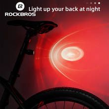 ROCKBROS-luz trasera para bicicleta de montaña, faro Led superbrillante, recargable vía USB, para horquilla de sillín 2024 - compra barato