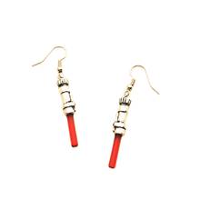 FANTASY UNIVERSE Red laser weapon Earring Special Forces storm trooper Lightsaber Eardrop High Quality Metal Fashion Jewelry 2024 - buy cheap