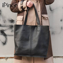 Модная женская сумка через плечо iPinee, вместительная сумка из 100% натуральной кожи, высококачественный мессенджер через плечо, кошелек 2024 - купить недорого