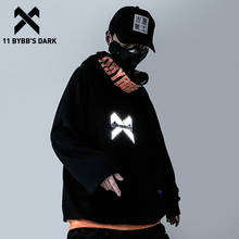 11bybb's DARK Hip-Hop-Sudadera con capucha para hombre, ropa de calle con bordado reflectante, estilo Harajuku, con función táctica 2024 - compra barato