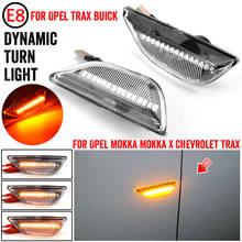 Indicador lateral del guardabarros LED dinámico, luces intermitentes, par, para Opel Mokka X 2012-2020, Chevrolet Trax 2013 ~ 2019, Buick Encore 2024 - compra barato