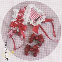 Origional Homemade Lolita Element Hair Clip Soft Sister Berry Strawberry Lolita Hair Band 2024 - buy cheap