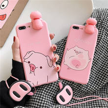 Luxury 3D funny pig nose Pink silicone phone case for Xiaomi Mi CC9 CC9e A1 A2 8 Lite 9 SE Mix 2 2S Max Holder cover gift coque 2024 - buy cheap