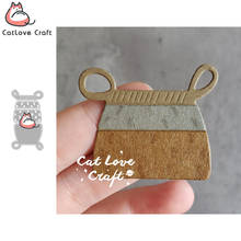 Catlove Woven Bag Metal Cutting Dies Scrapbooking Mold Knife Stencil Die Cuts Card Making DIY Craft Embossing New Dies For 2020 2024 - купить недорого