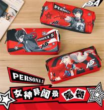 Anime japonés Persona 5 P5 Ren, Ann Takamaki Amamiya, Cosplay, estuche para lápices, bolsa de cosméticos diaria, bolsa de almacenamiento Unisex, regalo 2024 - compra barato