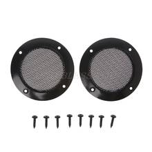 2PCS 2 Inch Black Car Speaker Grill Mesh Enclosure Net Protective Cover Speaker Drop Shipping 2024 - buy cheap