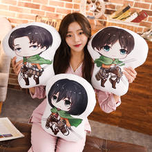 20/40cm Attack on Titan Plush Doll Eren Mikasa Armin Anime Soft Stuffed Doll Plush Pillow Pendant Kids Toys Doll 2024 - buy cheap