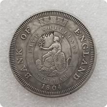 1804 Великобритания банк копия доллара монеты памятные монеты-копия монеты медаль коллекционные монеты 2024 - купить недорого