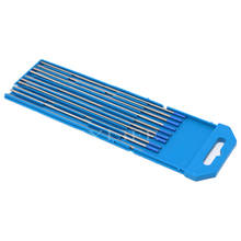 Lantanated-electrodo de tungsteno para soldadura, 2% x 2,4mm, 150 "x 6", WL20, color azul, paquete de 10, 3/32 2024 - compra barato