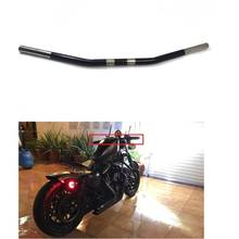 Black Chrome Motorcycle 1" 25mm Zero Drag Bar Handlebar for Harley Sportster XL 883 1200 Iron 883 Forty Eight 2007-2018 2024 - buy cheap