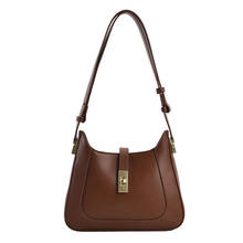 Sacos para mulheres simples corrente de couro sólido senhora ombro mensageiro bolsa crossbody bolsas e bolsas sac a principal bolsa mujer 2024 - compre barato