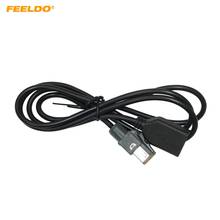FEELDO Car Audio Female USB AUX-In Cable Adapter 4Pin Connector For Subaru Forester XV/Outback/Legacy #HQ5662 2024 - buy cheap