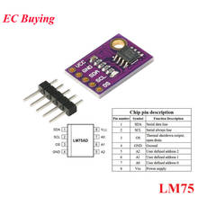 Lm75 lm75a módulo sensor de temperatura sensores de alta velocidade interface i2c iic de alta precisão lm75ad 2024 - compre barato