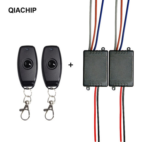 QIACHIP 433Mhz Universal Wireless Remote Control Switch DC 12V 24V 1CH relay Receiver Module With 1 channel Remote Transmitter 2022 - buy cheap
