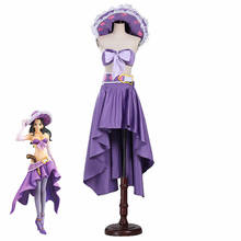 Disfraz de One Piece para niños y adultos, traje de Cosplay de Nico Robin, Morado, hecho a medida, para Halloween y Navidad, 15 Aniversario 2024 - compra barato