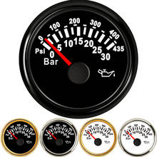 Oil press gauge 2" 52mm Oil pressure gauge 0- 30 bar Car meter boat auto fuel pressure testers painel digital universal moto 2024 - buy cheap