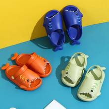 Summer Fashion Fun Shark Slippers 2021 Boy Beach Shoes Soft Bottom Non-slip Hole Shoes Baby Girls Toddler Shoes Kids Sandals 2024 - buy cheap