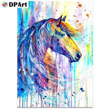 Diamond Painting Full Square/Round Drill Horses Watercolors Art 5D Daimond Embroidery Painting Cross Stitch Kit Rhinestone Y169 2024 - buy cheap