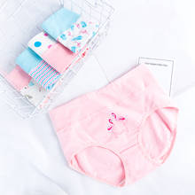 4 Pcs/lot Panties For Women High Waist Soft Cotton Sexy Lingeries Breathable Underpant Ladies Print Girls Briefs 2024 - buy cheap