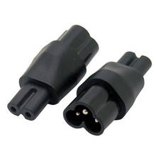 Adaptador de corriente IEC320 C6 Micky macho a C8 2 pines hembra, adaptador de corriente C7 a C5, IEC 3 pines hembra a 2 pines macho 2024 - compra barato