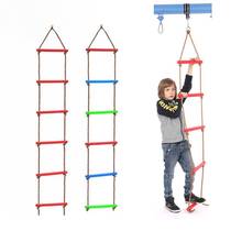 Wooden Rungs PE Rope Ladder Kids Sport Rope Swing Safe Fitness Equipment Child Climbing Indoor Outdoor Garden Toy 2024 - buy cheap