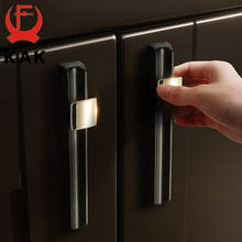 KAK Gold Kitchen Handle Black Cabinet Knobs and Handles Cupboard Door Pulls Bedroom Door Long Furniture Handle Hardware 1000mm 2024 - buy cheap