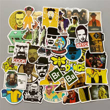 50PCS Breaking Bad Painting Stickers Room Decoration for Living Room Outdoor Camping Laptop Luggage Car Wall Sticker Wall Decor 2024 - buy cheap