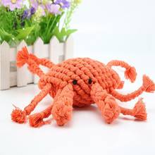 Pet Dog Puppy Cotton Chew Toys Crab Dog Toy Cute Bite-Resistant Dog Chew Rope Toy cTeething Pet Molar Toy Toy For Dogs 2024 - buy cheap