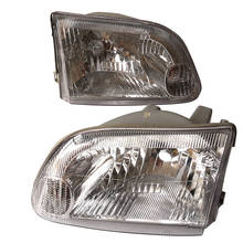 Car Crystal Headlight Far and Near Headlamp Integrated for Toyota Hiace KZH106W 2000 2001 2002 2003 2004 2PCS 2024 - buy cheap