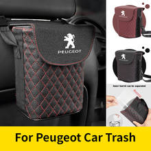 Auto Hanging Trash Can for Peugeot 308 508 5008 301 407 207 106 107 205 406 208 2008 4008 206 307 3008 Waste Bin Storage Bucket 2024 - buy cheap