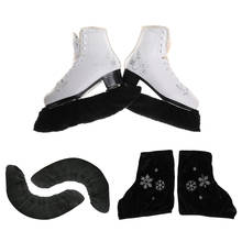 Black Crystal Skates Cover Ice Figure Skating Boots Overshoes Blade Soaker Guard 2024 - buy cheap
