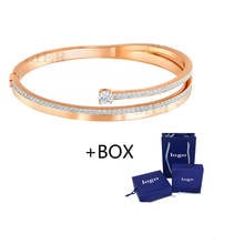 2020 Classic Rose Gold Crystal Ladies Elegant Bracelet, Mother's Day Gift. 2024 - buy cheap