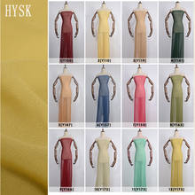 HYSK 100%organic silk chiffon fabric 12 multicolor pure mulbery heavy dyeing China raw silk dress lining fabric high quality Y3 2024 - buy cheap